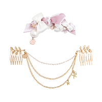 レディースファッションブランドmayla classicのヘアオブジェ、ベイビーマーメイドフレンズ・ヘアオブジェ カラーはリゼット RZ 指定なし 指定なし 指定なし