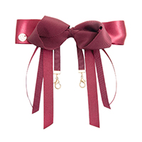 レディースファッションブランドmayla classicのヘアオブジェ、キャロディ・ヘアオブジェ マスクリーフ カラーはレッド RD 指定なし 指定なし 指定なし