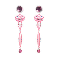 レディースファッションブランドmayla classicのピアス／イアリング、エヴァンゲリオン アイコニック イヤオブジェ カラーは真希波・マリ・イラストリアス/イヤリング PK/ER 指定なし 指定なし 指定なし