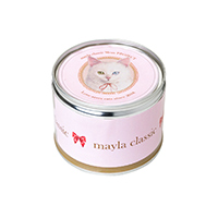 レディースファッションブランドmayla classicのペットフード、M-can PROJECT M-can 猫缶 カラーはピンク缶 PK 指定なし 指定なし 指定なし