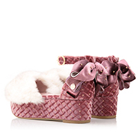 レディースファッションブランドmayla classicのサンダル、イドゥゾワール カラーはストロベリー ST ヒール 5.0cm オープントゥ