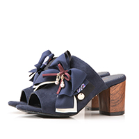 レディースファッションブランドmayla classicのサンダル、カグヤ・レイワ カラーは濃藍 NV ヒール 6.0cm オープントゥ