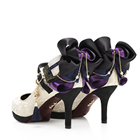 レディースファッションブランドmayla classicのパンプス、樹雨 カラーは妖狐 WB ヒール 8.0cm ラウンドトゥ