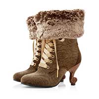 レディースファッションブランドmayla classicのブーツ、プリンセス・ジュリエドゥクルドネ カラーはベレンジェール・エル・サント・クロワ BG ヒール 8.0cm ラウンドトゥ