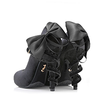 レディースファッションブランドmayla classicのパンプス、アーメンガード・ミロワール・マジック カラーはブラック BK ヒール 10.0cm ラウンドトゥ