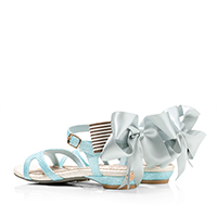 レディースファッションブランドmayla classicのサンダル、プリンセス・ブルボンクイーン カラーはリドゥヴィーヌ・エル・サント・クロワ LB ベルト／ストラップ 2.0cm オープントゥ