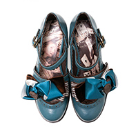 レディースファッションブランドmayla classicのパンプス、マイラクラシック・マナーアリス × ロジューヌ カラーは襲い掛かるチョコレートのトランプ AB 指定なし 2.0cm ラウンドトゥ