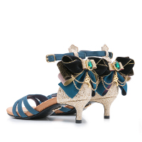 レディースファッションブランドmayla classicのサンダル、クレオパトラ カラーはゴールド GD ヒール 4.0cm オープントゥ