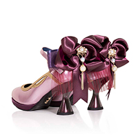 レディースファッションブランドmayla classicのパンプス、美優泳 カラーはミッドナイト・香港 PK ヒール 8.0cm ラウンドトゥ