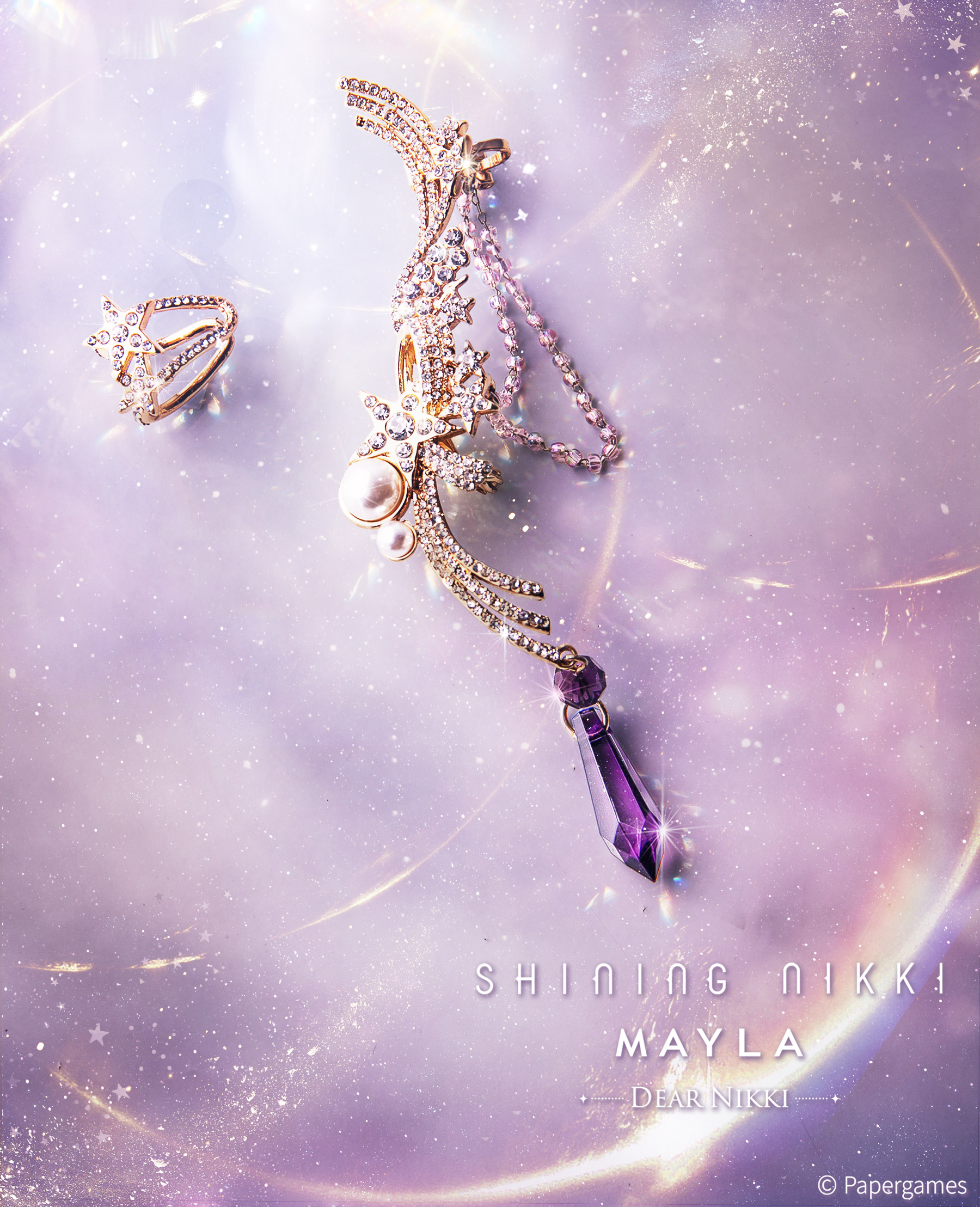 シャイニングニキ アイコニック イヤオブジェ ～星の海～- MAYLA