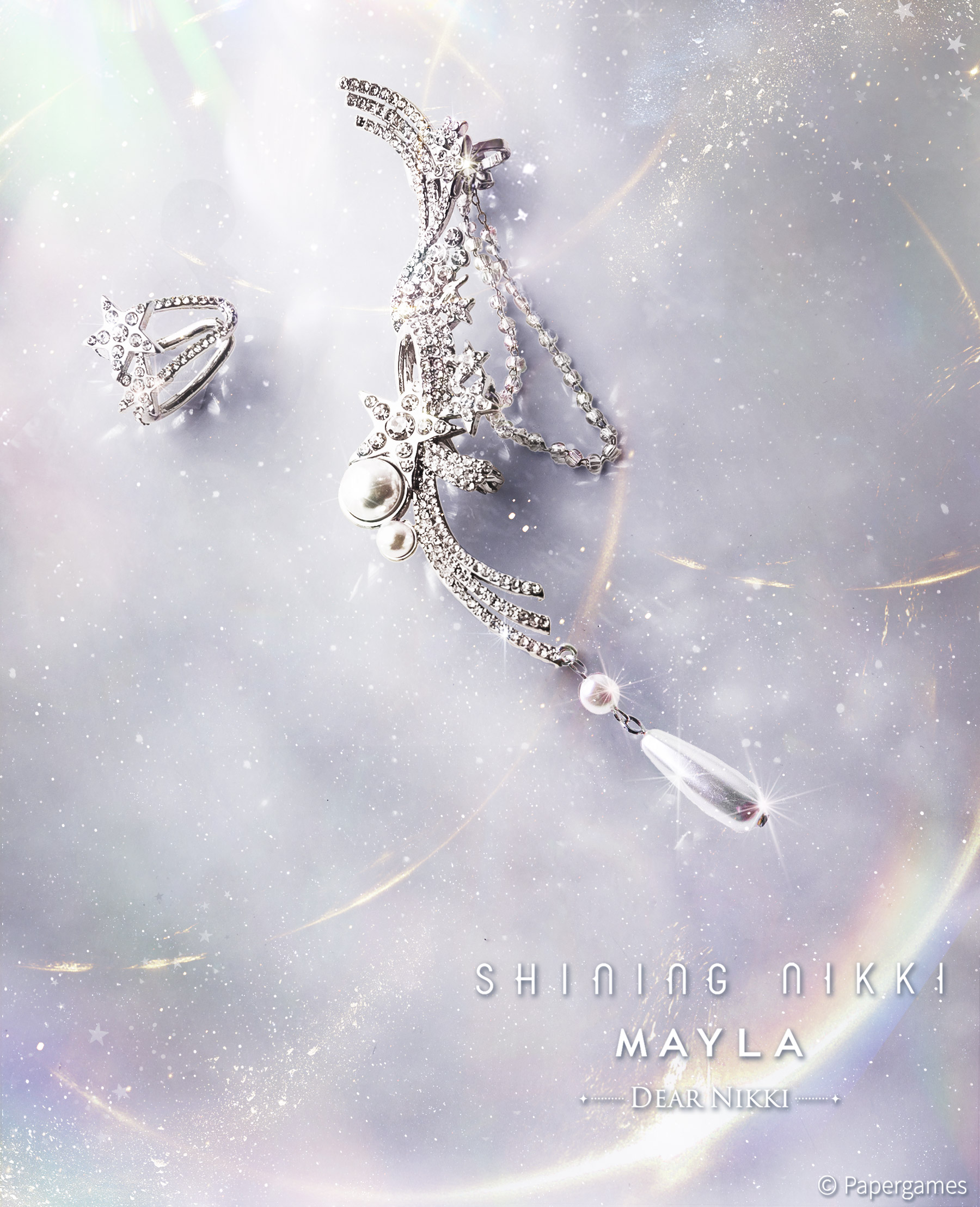 シャイニングニキ アイコニック イヤオブジェ ～星の海～- MAYLA