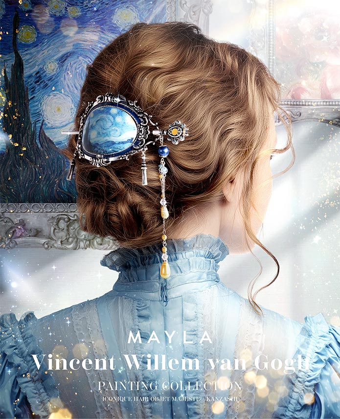 絵画コレクション アイコニック ヘアオブジェ マジェステ ＋ 簪- MAYLA