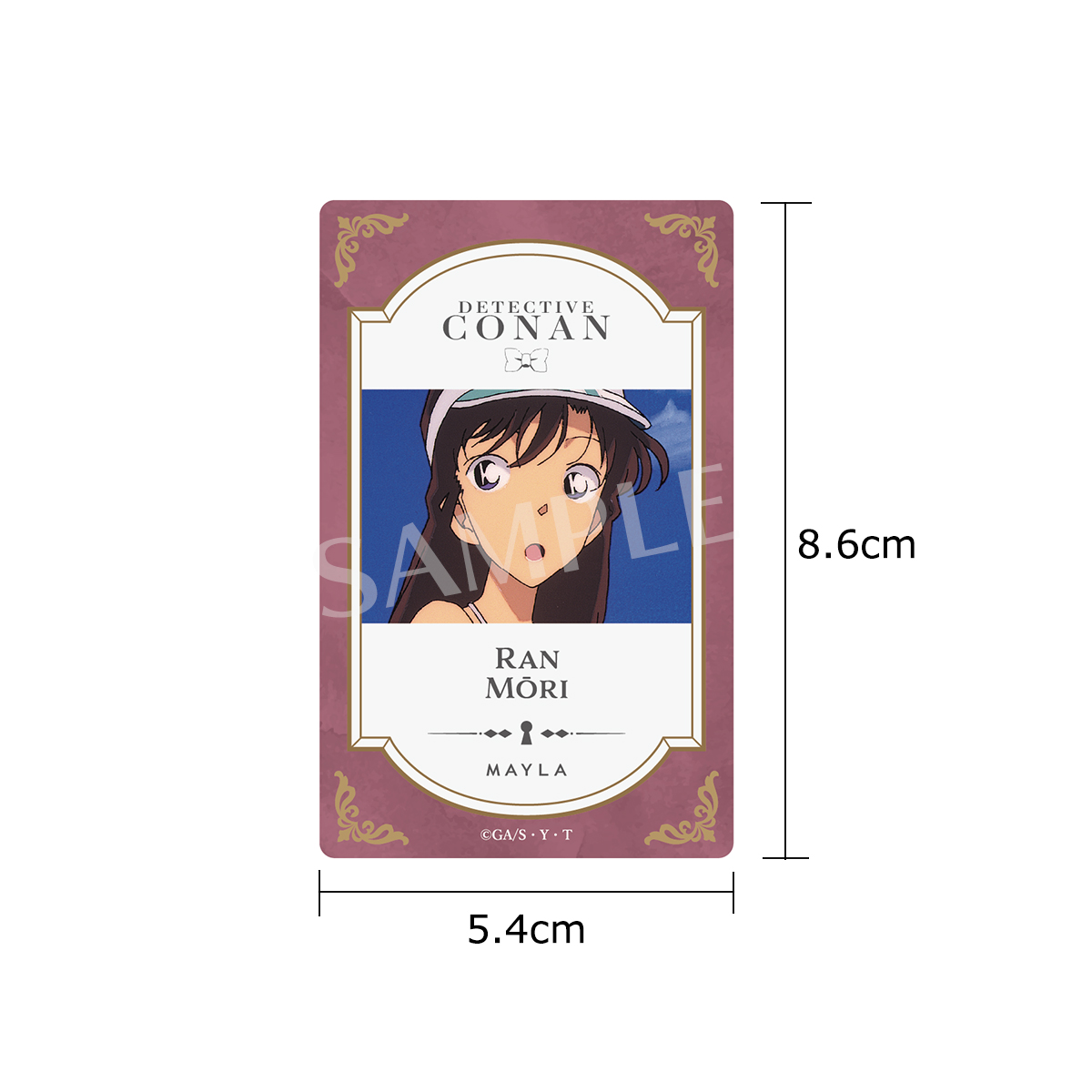 名探偵コナン MAYLA 缶バッジ クリアカード　セット　新一　蘭 名探偵コナン アイコニック トレーディング クリアカード