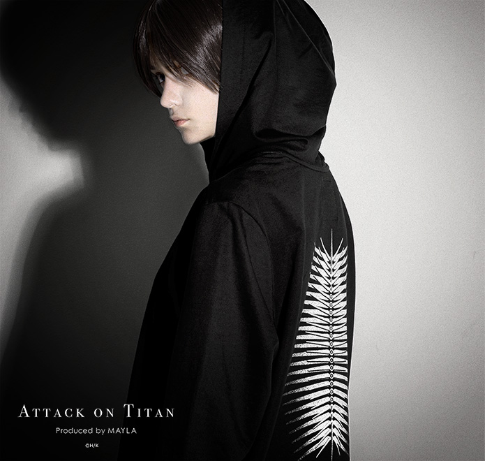 進撃の巨人　終尾のパーカー　Tシャツ　Mサイズ　mayla 進撃の巨人 終尾のパーカー- mayla classic