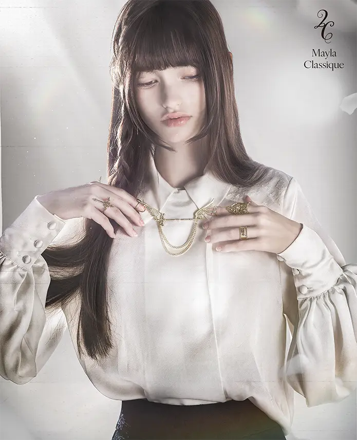 少女の終末論 ロングスリーブ ブラウス / Seraphic Gold
